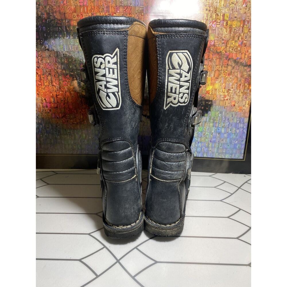 Heavy Duty ANSWER Motorcycle Boots Adult Size 8 - Picture 2 of 13